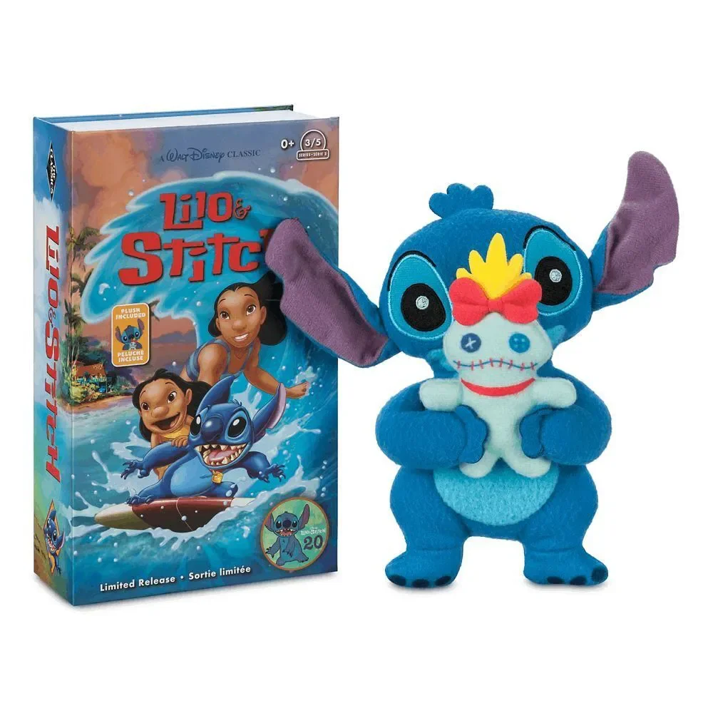 Stitch VHS Plush Small Toy Lilo and Stitch Limited Release Disney NEW